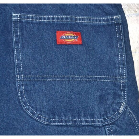 Dickies Men's 44 x 30 Denim Cargo Blue Jeans Size 44 X 30 Straight Leg Workwear - Picture 6 of 9